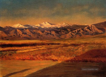 Landschaft auf der Ebene Werke - Das Grand Tetons Albert Bierstadt